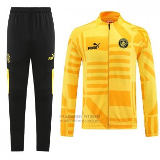 Chandal de Chaqueta del Manchester City 2022-2023 Naranja