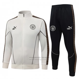 Chandal de Chaqueta del Manchester City Nino 2026-2027 Crema