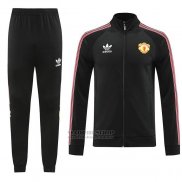 Chandal de Chaqueta del Manchester United 2022-2023 Negro