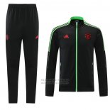 Chandal de Chaqueta del Manchester United Nino 2021-2022 Negro