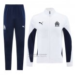 Chandal de Chaqueta del Olympique Marsella 2024-2025 Blanco
