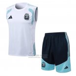 Chandal del Argentina Sin Mangas 2025-2026 Blanco