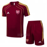 Chandal del Arsenal Manga Corta 2025-2026 Rojo - Pantalon Corto