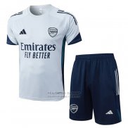 Chandal del Arsenal Manga Corta 2025-2026 Gris - Pantalon Corto