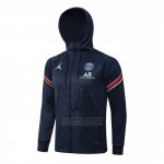Chaqueta con Capucha del Paris Saint-Germain 2021-2022 Azul