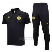 Conjunto Polo del Borussia Dortmund 2023-2024 Negro