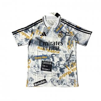 Tailandia Camiseta Real Madrid Special 2025-2026 Blanco Amarillo