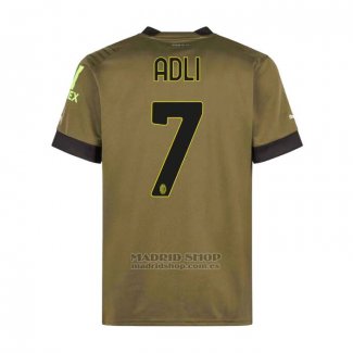 Camiseta AC Milan Jugador Adli 3ª 2022-2023