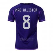 Camiseta Argentina Jugador Mac Allister 2ª 2022
