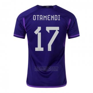 Camiseta Argentina Jugador Otamendi 2ª 2022