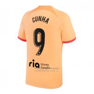 Camiseta Atletico Madrid Jugador Cunha 3ª 2022-2023