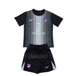 Camiseta Atletico Madrid Portero Nino 2025-2026 Negro