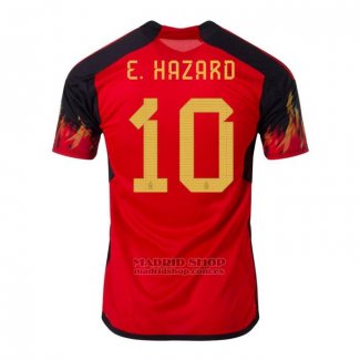 Camiseta Belgica Jugador E.Hazard 1ª 2022