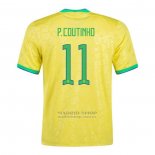 Camiseta Brasil Jugador P.Coutinho 1ª 2022