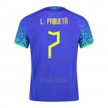 Camiseta Brasil Jugador Paqueta 2ª 2022