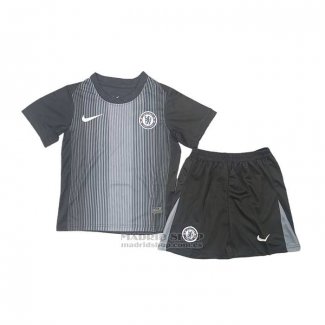 Camiseta Chelsea Portero Nino 2025-2026 Negro