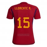 Camiseta Espana Jugador Llorente R. 1ª 2022