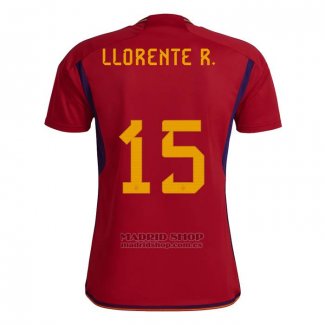 Camiseta Espana Jugador Llorente R. 2ª 2022