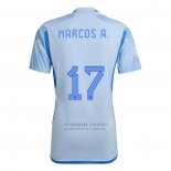 Camiseta Espana Jugador Marcos A. 2ª 2022