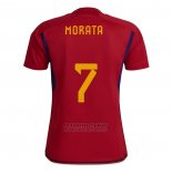 Camiseta Espana Jugador Morata 1ª 2022