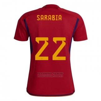 Camiseta Espana Jugador Sarabia 1ª 2022