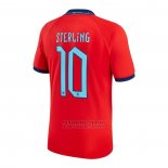 Camiseta Inglaterra Jugador Sterling 2ª 2022