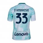 Camiseta Inter Milan Jugador D'Ambrosio 2ª 2022-2023