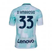 Camiseta Inter Milan Jugador D'Ambrosio 2ª 2022-2023