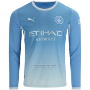 Camiseta Manchester City 1ª Manga Larga 2026-2027