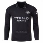 Camiseta Manchester City 2ª Manga Larga 2025-2026