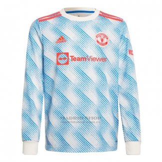 Camiseta Manchester United 2ª Manga Larga 2021-2022