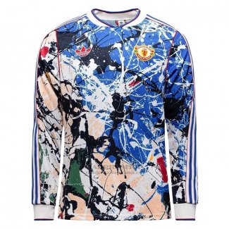 Camiseta Manchester United Special Manga Larga 2025-2026 Azul
