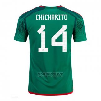 Camiseta Mexico Jugador Chicharito 1ª 2022