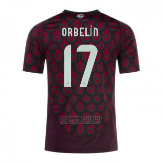 Camiseta Mexico Jugador Orbelin 1ª 2024