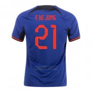 Camiseta Paises Bajos Jugador F.De Jong 2ª 2022