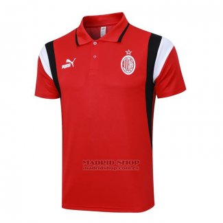 Camiseta Polo del AC Milan 2023-2024 Rojo