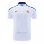 Camiseta Polo del Real Madrid 2022-2023 Blanco y Azul