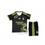 Camiseta Real Madrid Dragon Nino 2025 Negro
