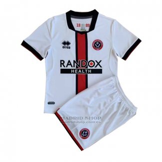 Camiseta Sheffield United 2ª Nino 2022-2023