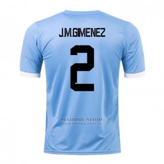 Camiseta Uruguay Jugador J.M.Gimenez 2ª 2022