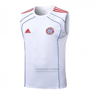 Camiseta de Entrenamiento Bayern Munich Sin Mangas 2025-2026 Blanco