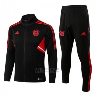 Chandal de Chaqueta del Bayern Munich Nino 2022-2023 Negro