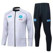 Chandal de Chaqueta del Napoli Nino 2025-2026 Blanco