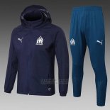 Chandal de Rompevientos del Olympique Marsella 2024-2025 Azul