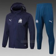 Chandal de Rompevientos del Olympique Marsella 2024-2025 Azul