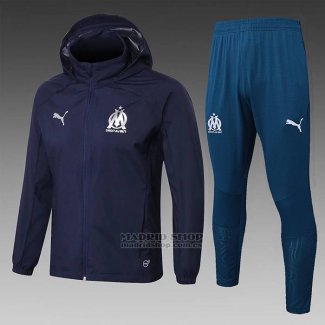 Chandal de Rompevientos del Olympique Marsella 2024-2025 Azul