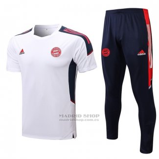 Chandal del Bayern Munich Manga Corta 2022-2023 Blanco