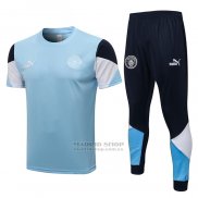 Chandal del Manchester City Manga Corta 2021-22 Azul