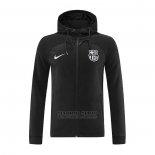 Chaqueta con Capucha del Barcelona 2022-2023 Negro