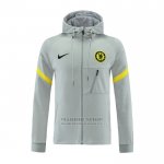 Chaqueta con Capucha del Chelsea 2021-2022 Gris